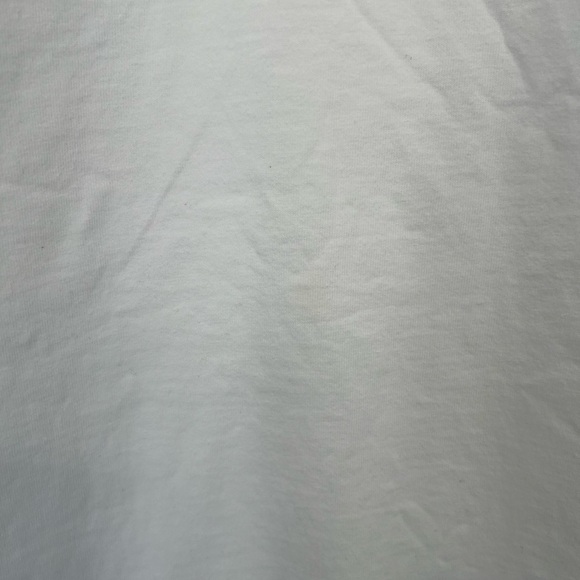 Agolde Della Asymmetric T-Shirt In White - Picture 5 of 8